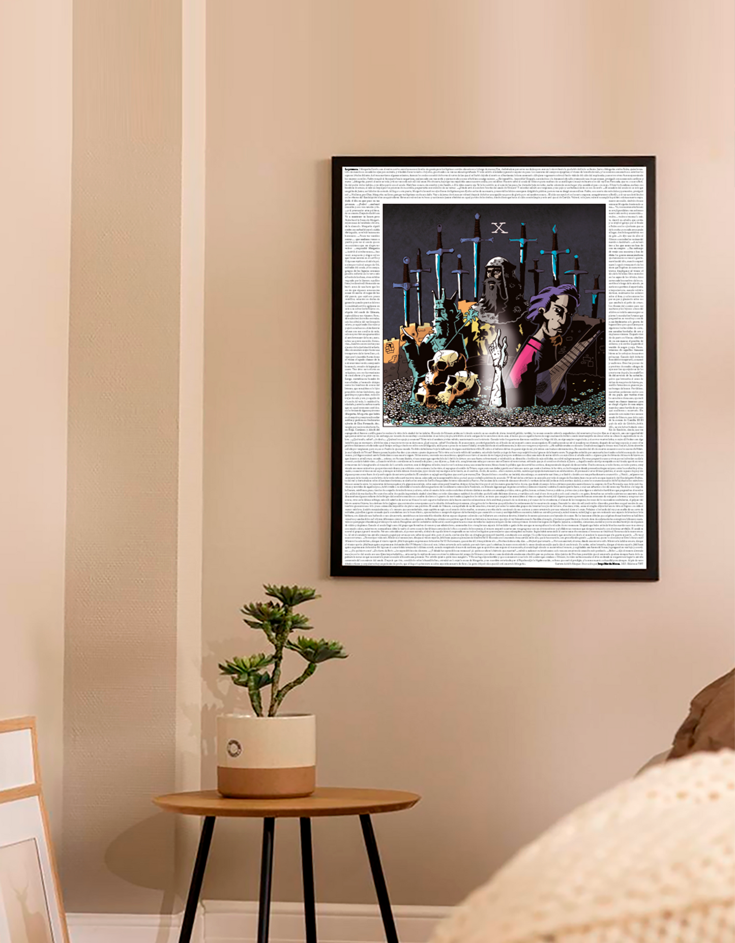 Lámina Leyendas de Bécquer - La promesa por Jorge Martín Meana